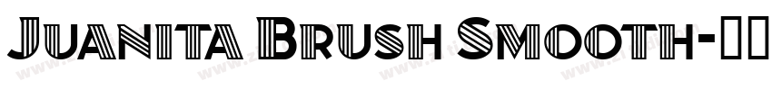 Juanita Brush Smooth字体转换